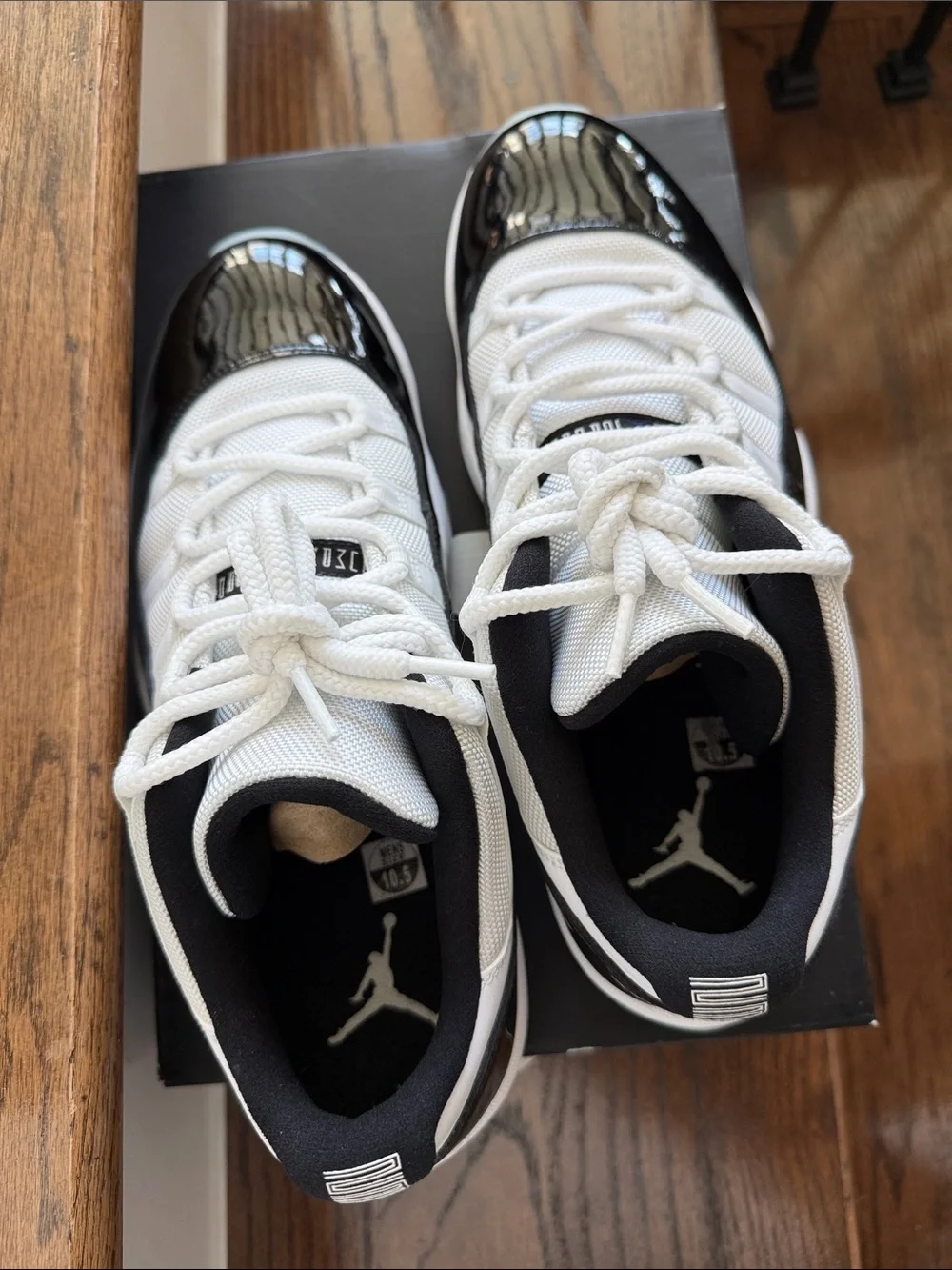 Air Jordan 11 Retro Low Top Sneaker – White and Black Patent - Concord 11 Lows